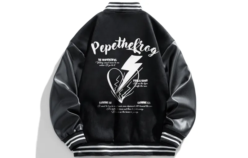 Pepe The Frog Baseball Jacket Unisex