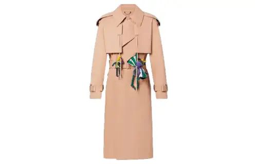 LOUIS VUITTON Trench Coat Men's Camel