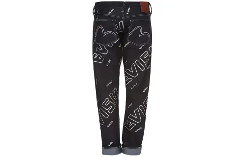 EVISU Jeans Men's Denim Blue Moderate Slim Fit Pants