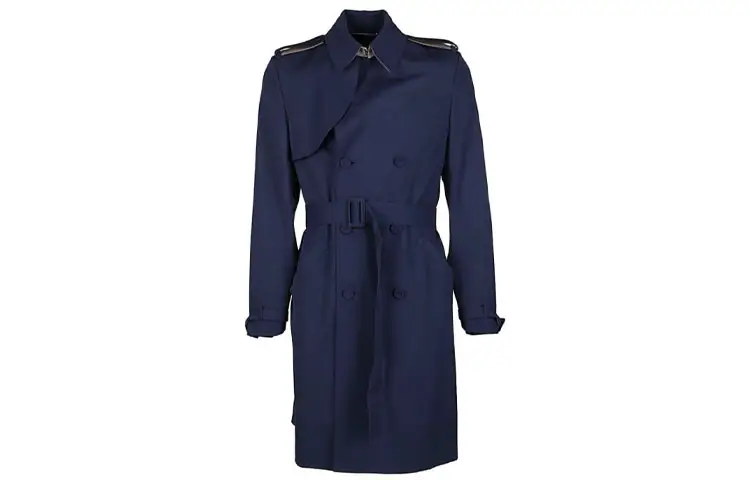 DIOR SS21 Trench Coat Men's Blue