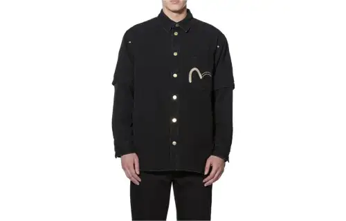 EVISU Jackets & Coats Men's Black