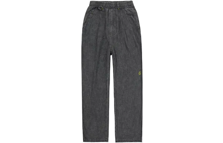 Drew house Smiley Collection Jeans Unisex Black Moderate Straight Fit Pants