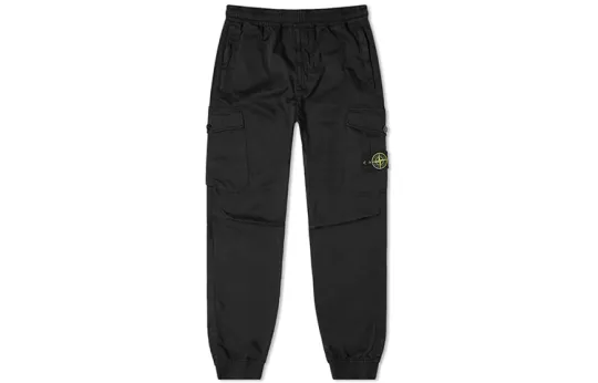 STONE ISLAND Casual Pants Men's Black