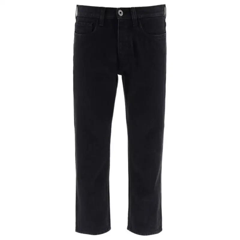 PRADA Denim Trousers Men's Black