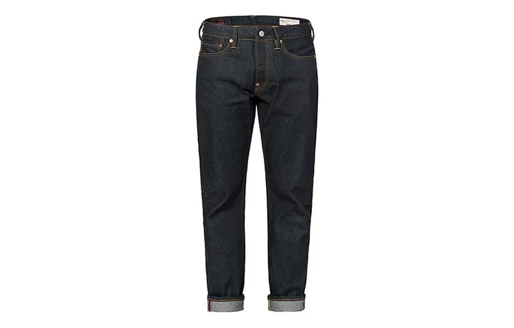 EVISU Jeans Men's Denim Blue Moderate Tapered Pants