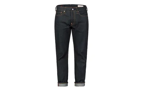 EVISU Jeans Men's Denim Blue Moderate Tapered Pants