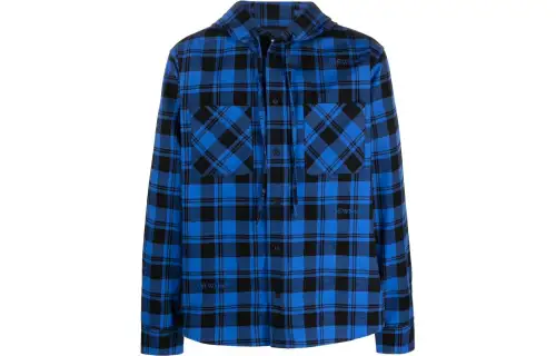 OFF-WHITE Checked Hooded Jacket