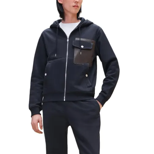 HERMES Jackets & Coats Men's Marine Blue