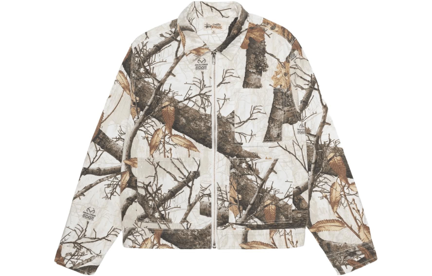 Куртка Stussy Zip Work Jacket (камуфляжная)
