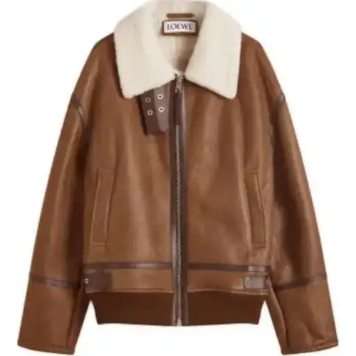 LOEWE Shearling Leather trimmed Jacket