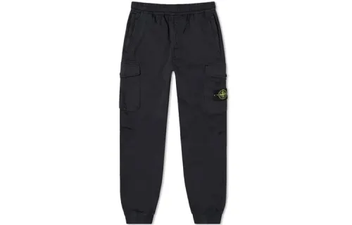 STONE ISLAND Cargo Pants Men's Dark Blue Moderate