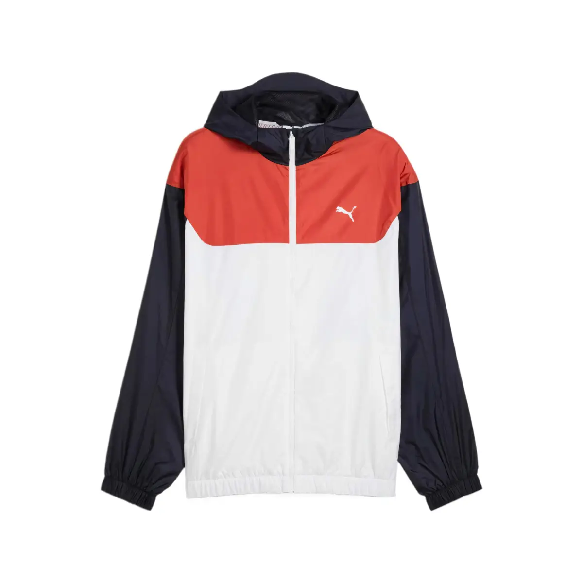 PUMA Jackets Men's Orange-02 Hooded (Non-detachable) Moderate Straight Fit
