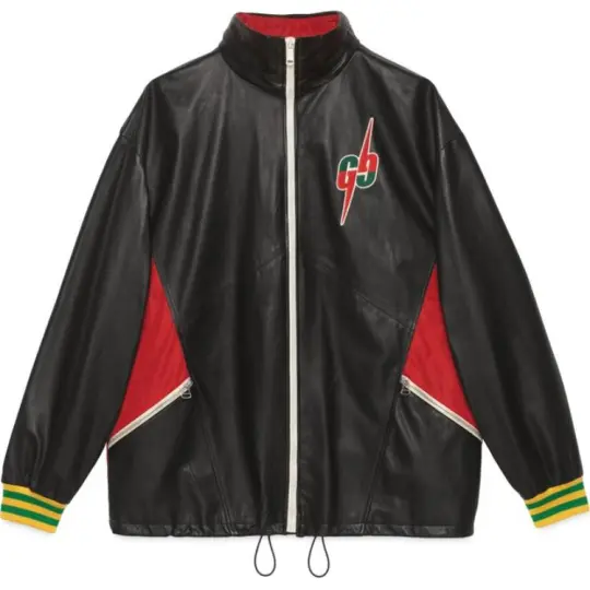 GUCCI Leather Bomber Jacket