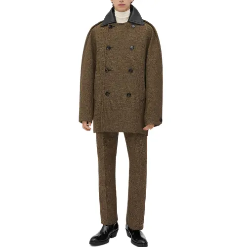 Bottega Veneta FW24 Coat Men's Linen