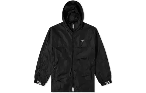 OFF-WHITE logo print lightweight jacket