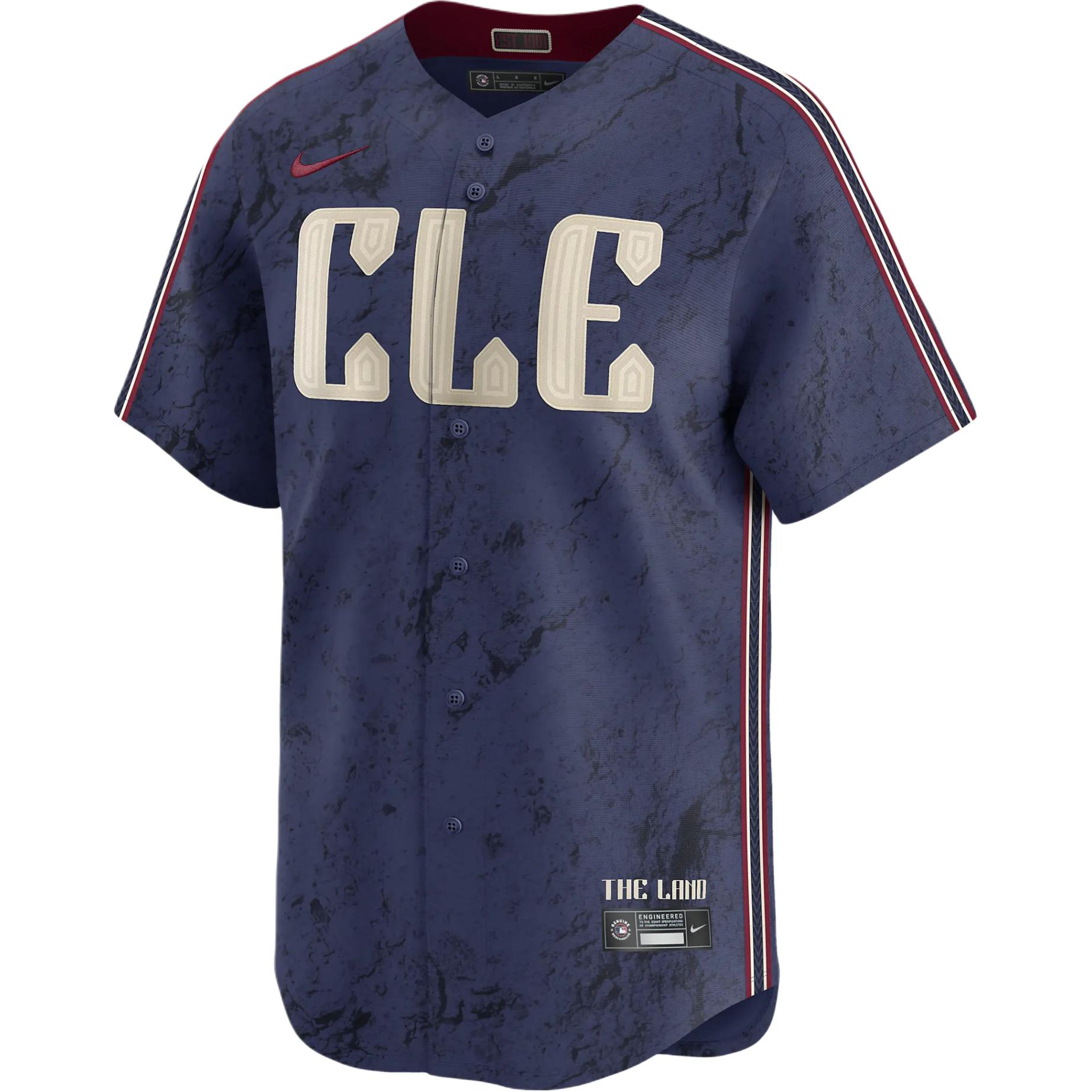 Nike Shane Bieber Cleveland Guardians City Connect Men's Nike Dri-FIT Adv Mlb Limited Jersey