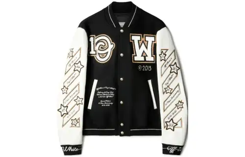 OFF-WHITE Logic varsity jacket