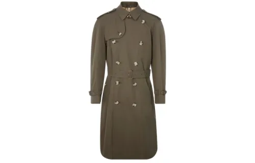 Burberry Trench Coat Men's Army Green
