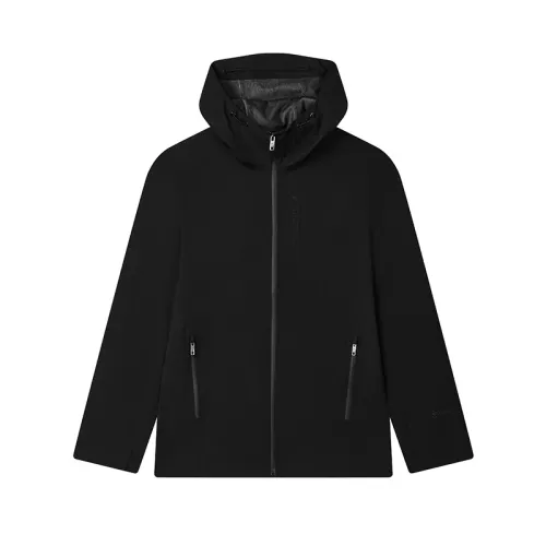 FILA Jackets Men's Jet Black Hooded Non Detachable Moderate Other