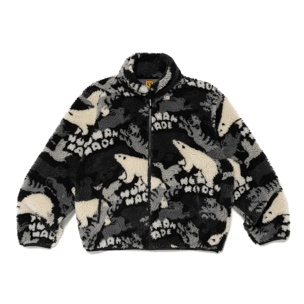 HUMAN MADE Polar bear Fleece Jacket