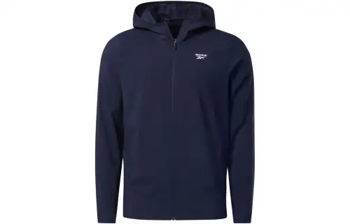 Reebok TRAINING ESSENTIALS WOVEN Jackets & Coats Men's Marine Blue