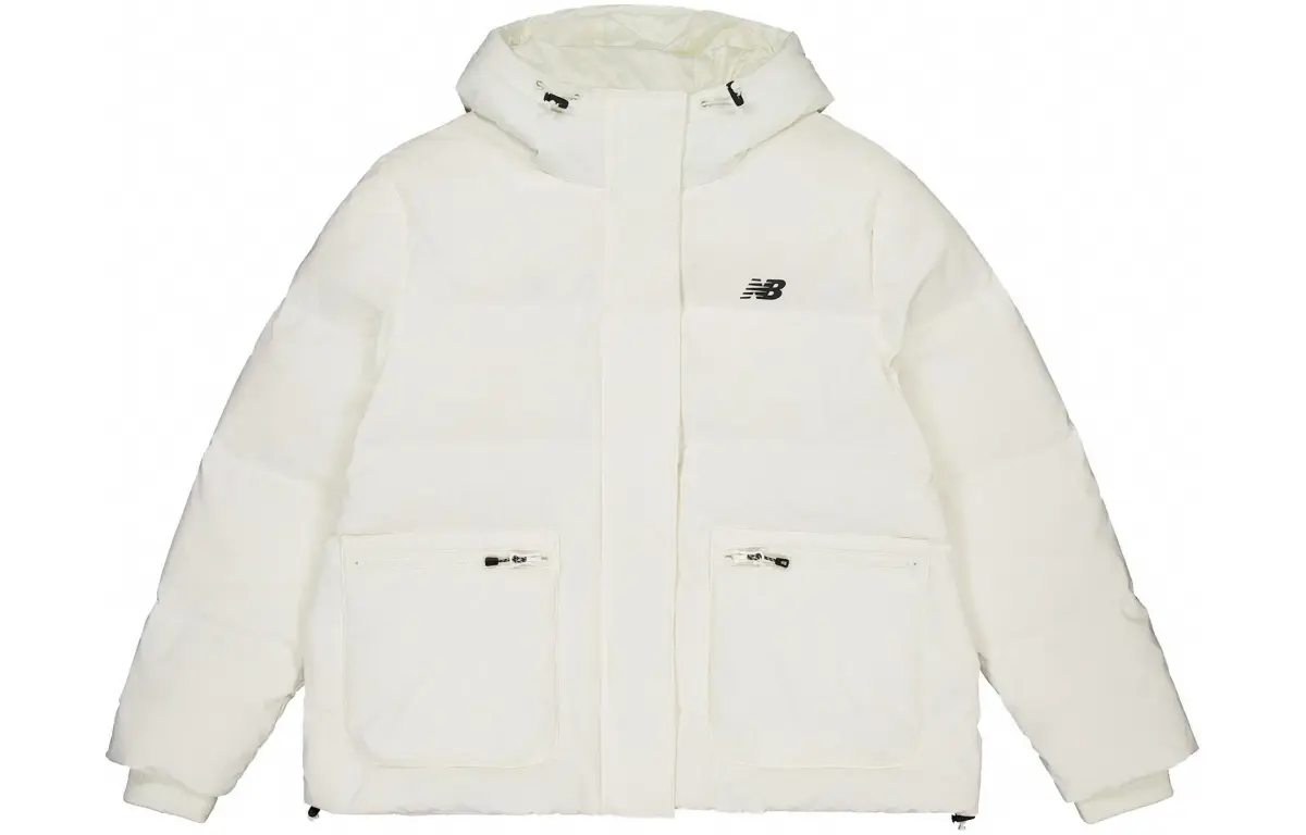New Balance Warm Down Jacket Unisex Pearl White