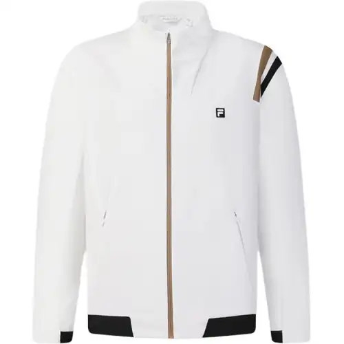 FILA Golf Fleece Lined Soft Thermal Long Sleeved Jackets & Coats Men's White