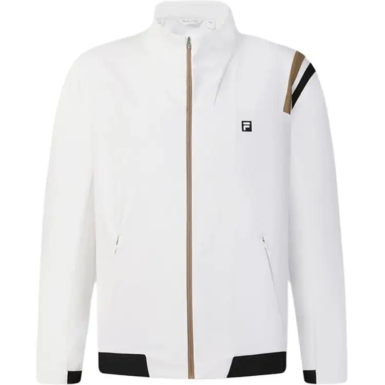 FILA Golf Fleece Lined Soft Thermal Long Sleeved Jackets & Coats Men's White