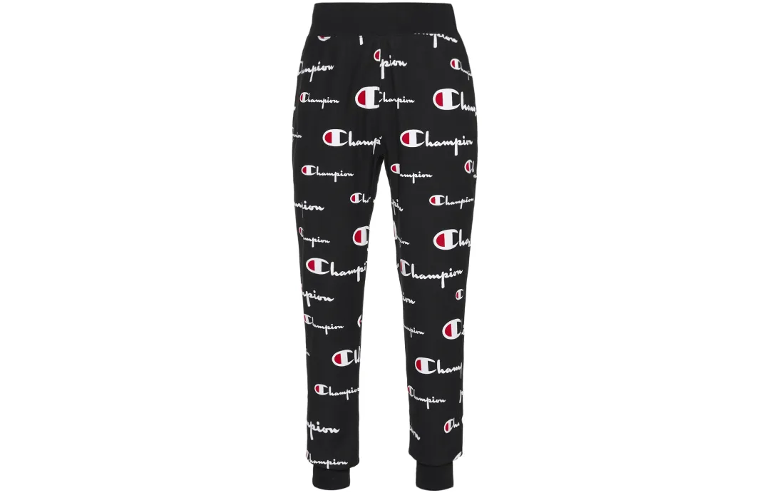 Champion Sweatpants US Version Unisex Black
