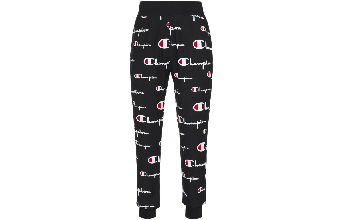 Champion Sweatpants US Version Unisex Black