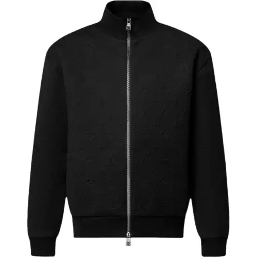 Lv Embossed Monogram Jersey Tracksuit Top