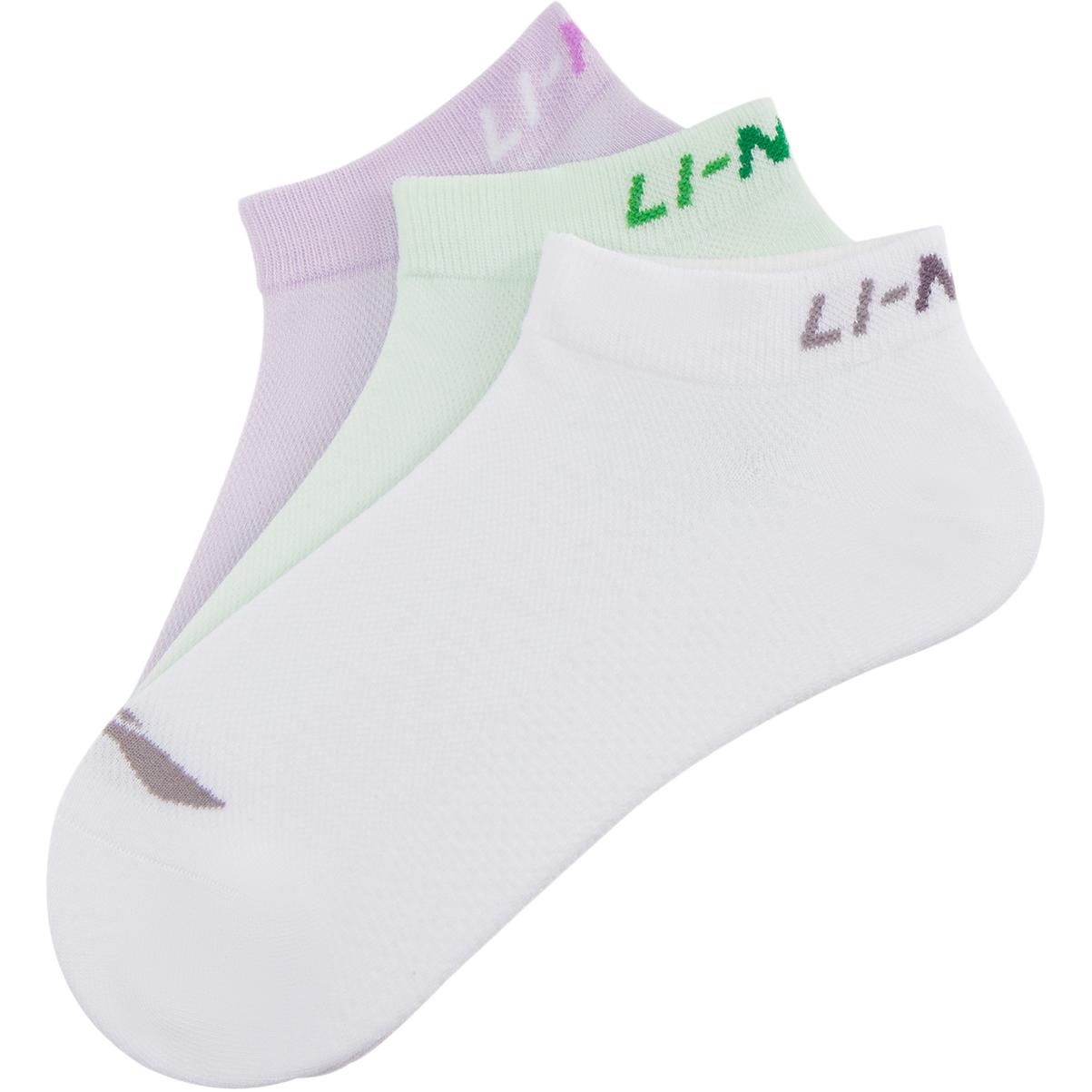 Li Ning Sports Trendy Collection Ankle Socks Unisex 3 Pack
