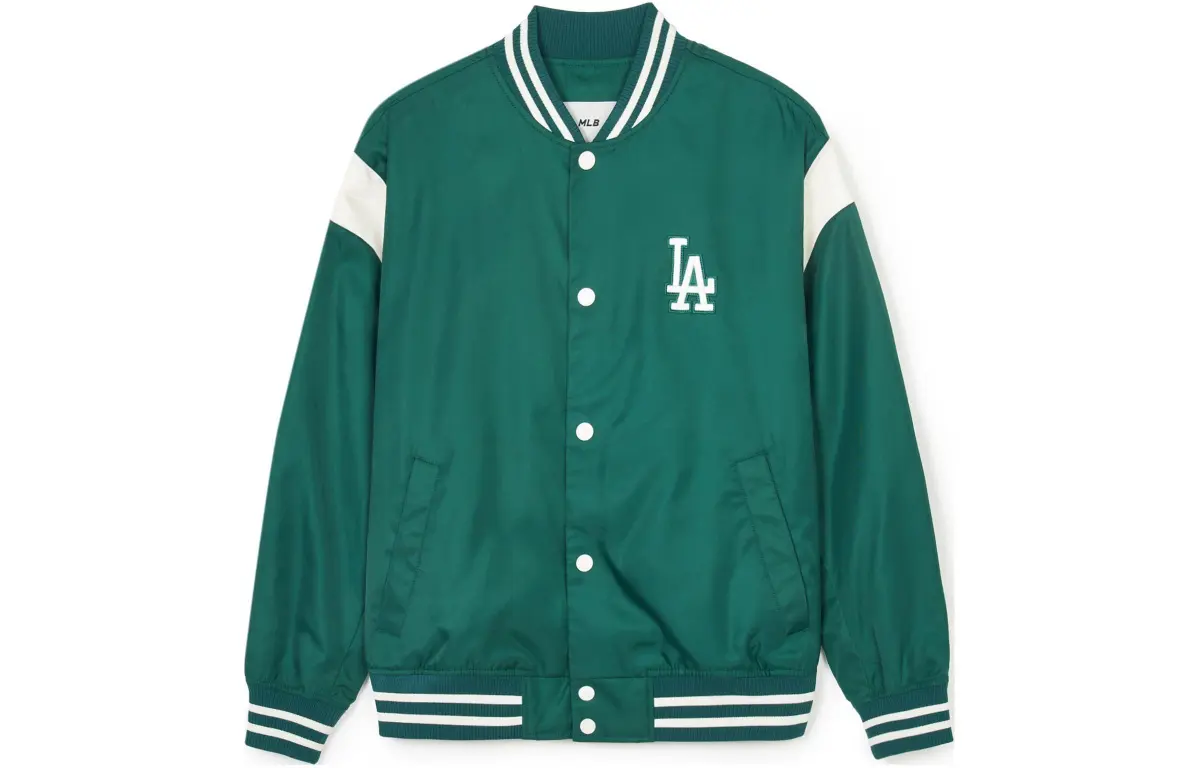 MLB SS24 Los Angeles Dodgers Baseball Jacket Unisex Green