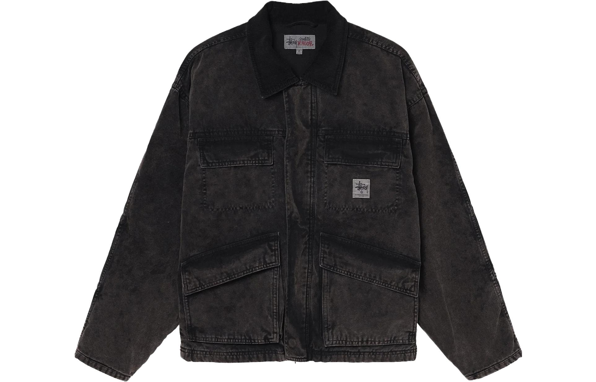 Stussy Distressed Canvas Shop Jacket