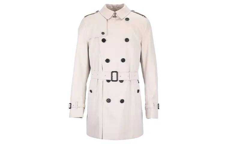 Burberry Trench Coat Men's Sword Hemp