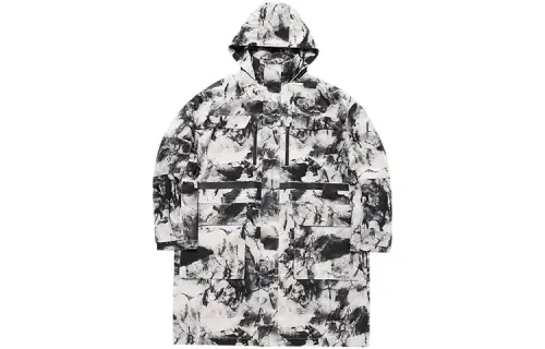 Li Ning Trench Coat Men's New Standard Black