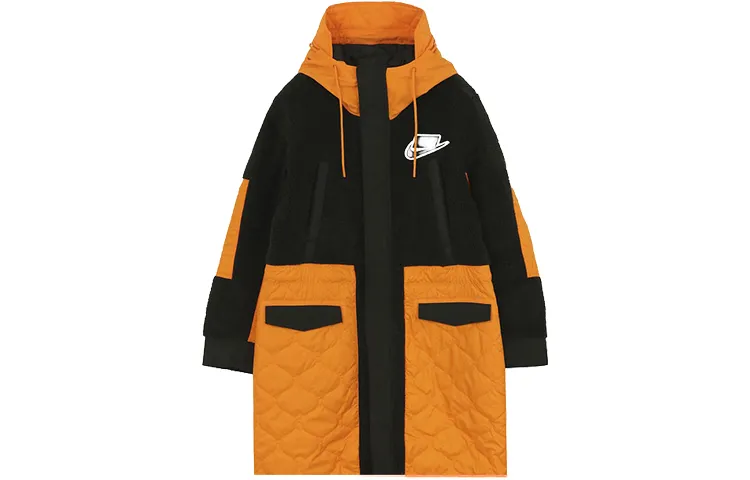 Nike Sportswear Sport Pack Synthetic Fill Parka Coat Men's Orange Yellow