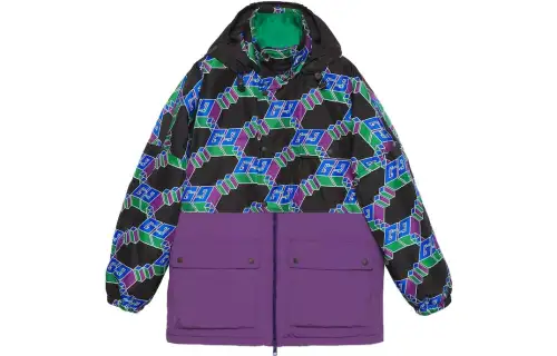 GUCCI Square G Panelled Coat