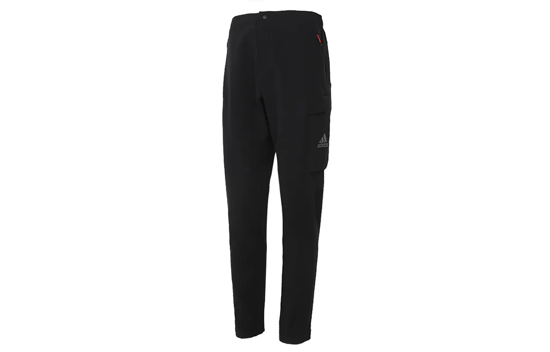Adidas Cargo Pants Men's Black Moderate Cuffed Pants