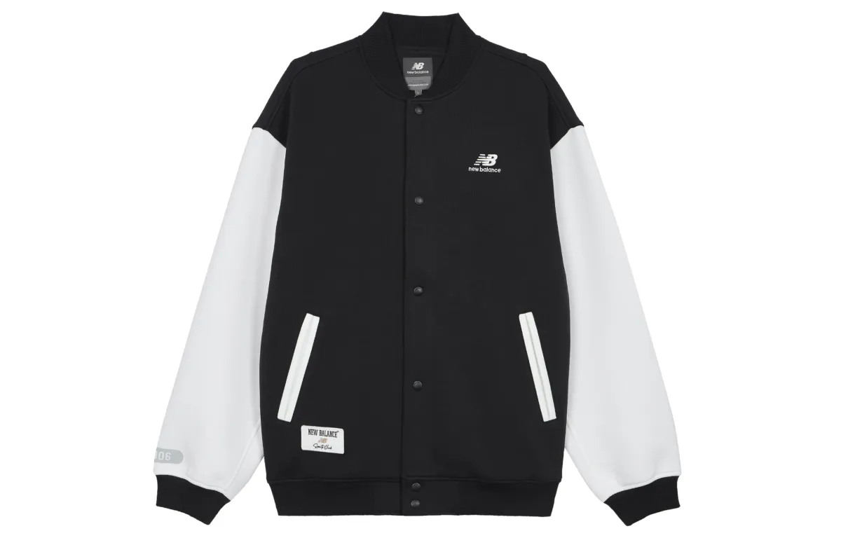 New Balance 1906 Baseball Jacket Unisex Black White