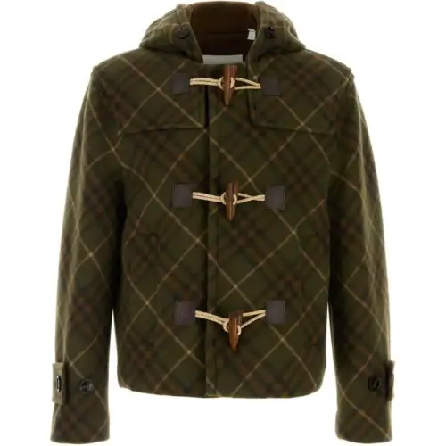 Burberry checked jacket