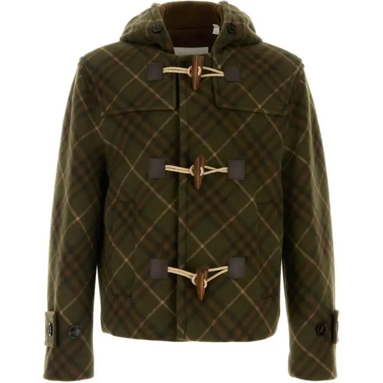 Burberry checked jacket