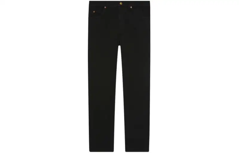 GUCCI Jeans Men's Black Moderate Straight Fit Pants