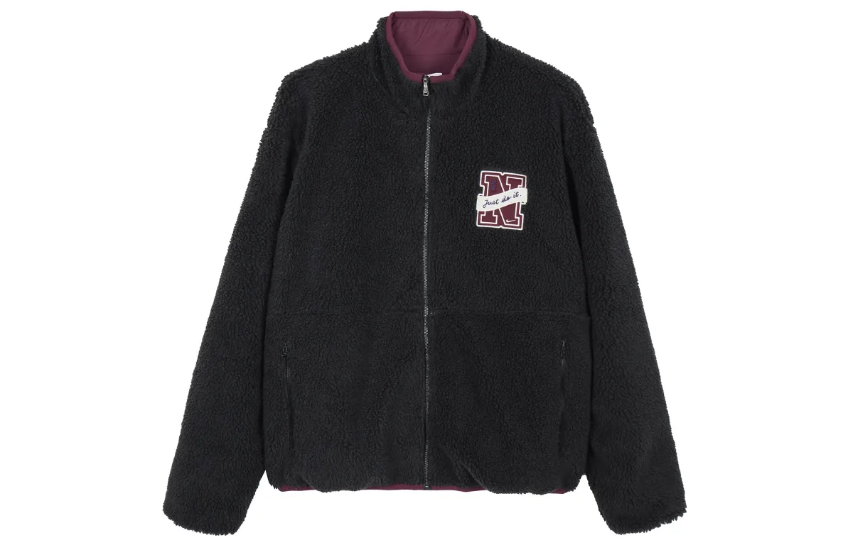 Nike Jackets Men's Black Stand Collar Moderate Other