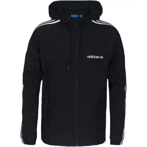 Adidas Originals three stripe windbreaker jacket
