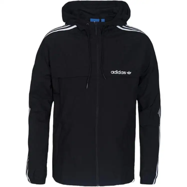Adidas Originals three stripe windbreaker jacket