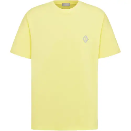 DIOR FW25 Fall Men's Clothing Collection T Shirt Men's Yellow