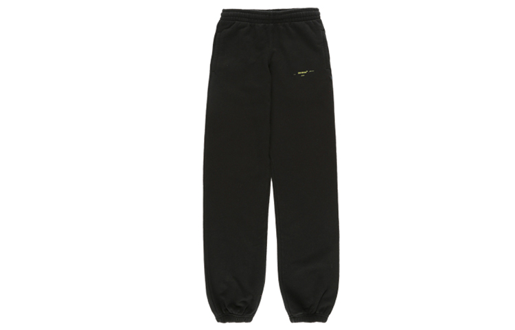 OFF WHITE FW19 Knitted Sweatpants Men's Black