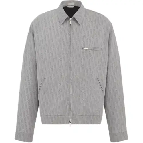 Dior Oblique Zipped Blouson Jacket