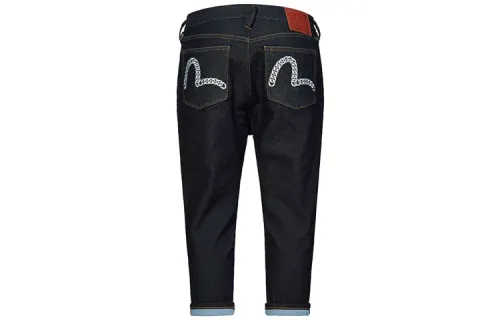 EVISU Slim Fit Pants Jeans Men's Denim Blue